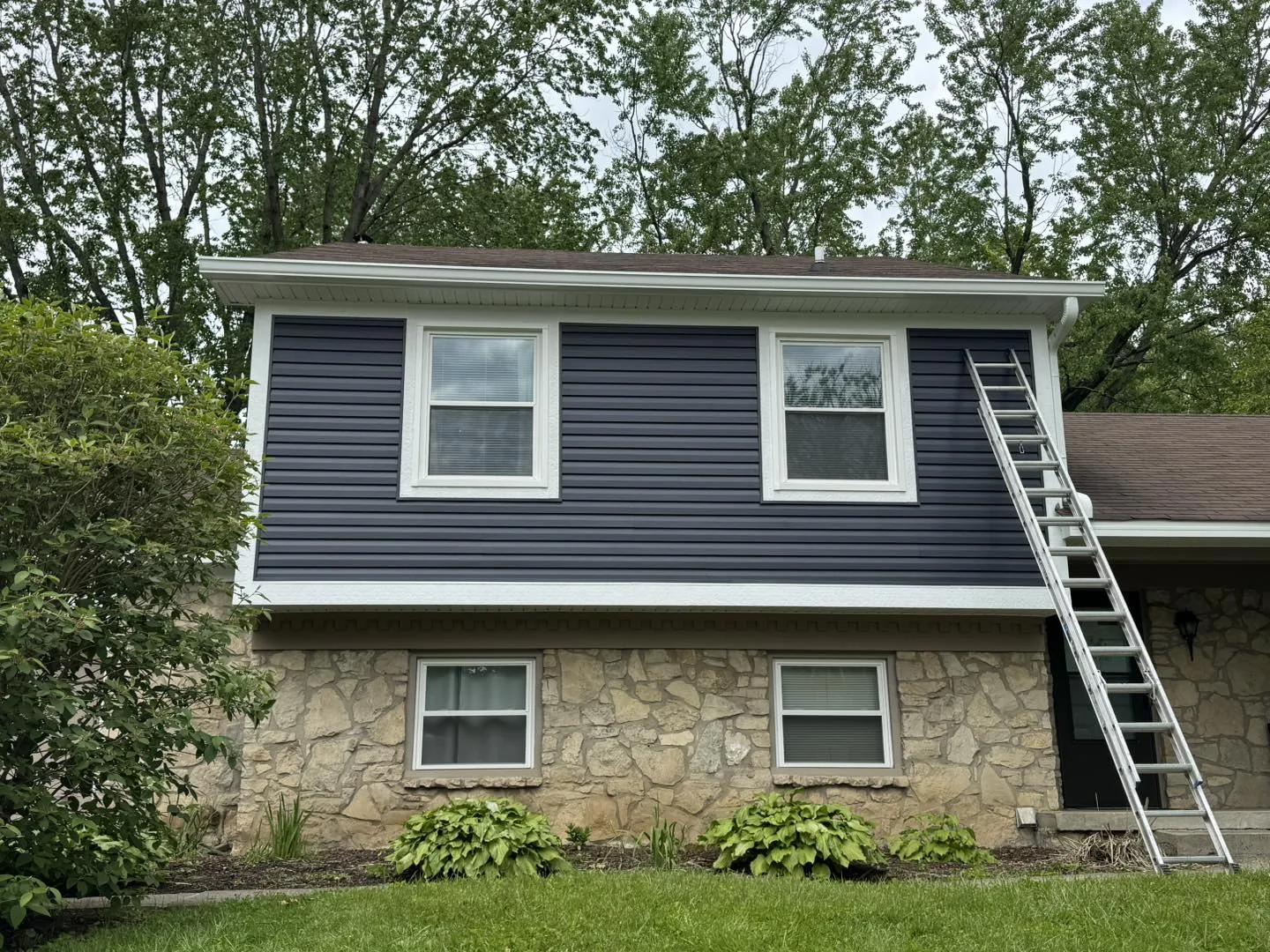 Finished Upper Siding by Bryant's Seamless Guttering