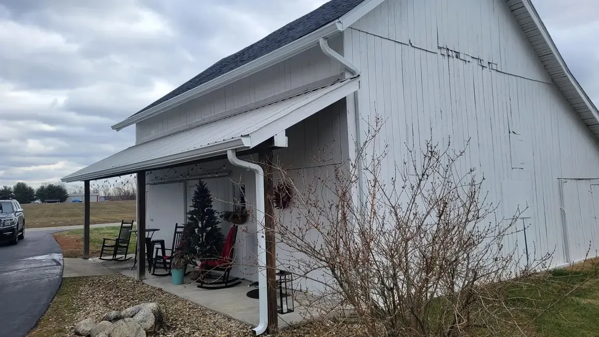 Finished gutter or roof-edge detail for Lawrence-area homeowners